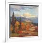 Autumn Mountains-K^ Park-Framed Art Print