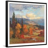 Autumn Mountains-K^ Park-Framed Art Print