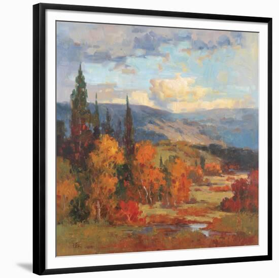 Autumn Mountains-K^ Park-Framed Art Print