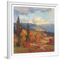 Autumn Mountains-K^ Park-Framed Art Print