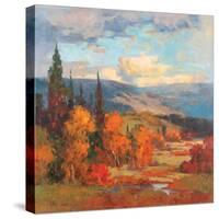 Autumn Mountains-K. Park-Stretched Canvas