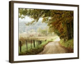 Autumn on a Country Road-Danny Head-Framed Photographic Print