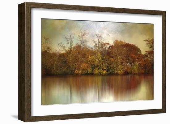 Autumn on a Pond-Jessica Jenney-Framed Giclee Print