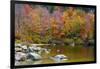 Autumn on Echo Lake, Franconia Notch State Park, New Hampshire, USA-Michel Hersen-Framed Photographic Print