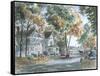 Autumn On Glenn Dr.-Stanton Manolakas-Framed Stretched Canvas