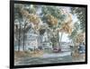 Autumn On Glenn Dr.-Stanton Manolakas-Framed Giclee Print