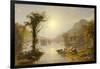 Autumn on Greenwood Lake, 1861 (Oil on Canvas)-Jasper Francis Cropsey-Framed Giclee Print