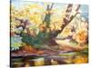 Autumn on the Darent, 1999-Cristiana Angelini-Stretched Canvas