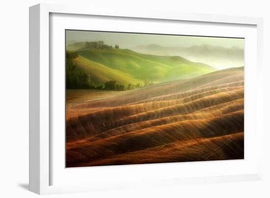 Autumn on the Fields-Marcin Sobas-Framed Photographic Print