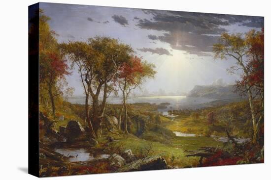 Autumn-On the Hudson River, 1860-Jasper Francis Cropsey-Stretched Canvas