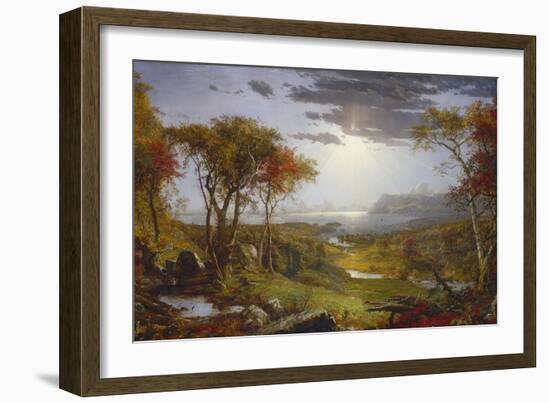 Autumn-On the Hudson River, 1860-Jasper Francis Cropsey-Framed Art Print