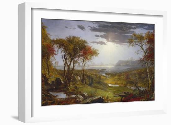 Autumn-On the Hudson River, 1860-Jasper Francis Cropsey-Framed Art Print