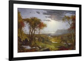 Autumn-On the Hudson River, 1860-Jasper Francis Cropsey-Framed Premium Giclee Print