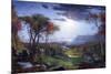 Autumn-On The Hudson River-Jasper Francis Cropsey-Mounted Art Print