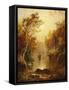 Autumn on the Wawayanda-Jasper Francis Cropsey-Framed Stretched Canvas