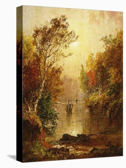 Autumn on the Wawayanda-Jasper Francis Cropsey-Stretched Canvas