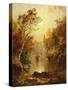 Autumn on the Wawayanda-Jasper Francis Cropsey-Stretched Canvas