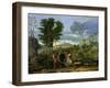 Autumn, or the Bunch of Grapes Taken from the Promised Land, 1660-64-Nicolas Poussin-Framed Giclee Print