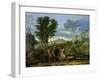 Autumn, or the Bunch of Grapes Taken from the Promised Land, 1660-64-Nicolas Poussin-Framed Giclee Print