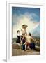 Autumn, or the Grape Harvest, 1786-87-Francisco de Goya-Framed Giclee Print