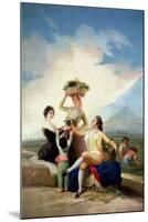 Autumn, or the Grape Harvest, 1786-87-Francisco de Goya-Mounted Giclee Print