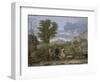 Autumn or the Grapes Brought from the Promised Land-Nicolas Poussin-Framed Giclee Print