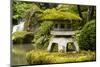 Autumn, Pagoda, Japanese garden, Portland, Oregon, USA-Panoramic Images-Mounted Photographic Print