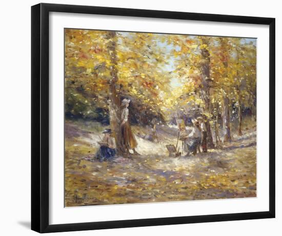 Autumn Paint Out-Judy Talacko-Framed Giclee Print