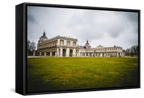 Autumn.Palace of Aranjuez, Madrid, Spain.World Heritage Site by UNESCO in 2001-outsiderzone-Framed Stretched Canvas