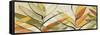 Autumn Palm Abstract Panel-Lanie Loreth-Framed Stretched Canvas