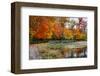 Autumn Park Sharon Woods Ohio-null-Framed Art Print