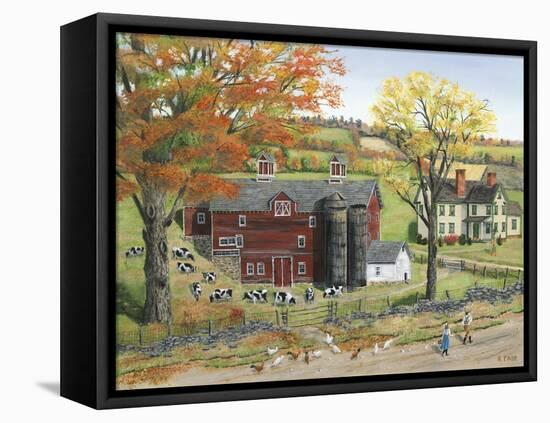 Autumn Pasture-Bob Fair-Framed Stretched Canvas