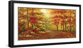 Autumn Path in Gogh-Karel Andries-Framed Art Print