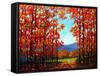 Autumn Path IV-Patty Baker-Framed Stretched Canvas