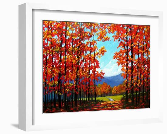 Autumn Path IV-Patty Baker-Framed Art Print