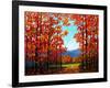 Autumn Path IV-Patty Baker-Framed Art Print