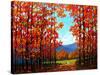 Autumn Path IV-Patty Baker-Stretched Canvas