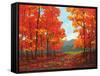 Autumn Path-Patty Baker-Framed Stretched Canvas