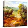 Autumn Path-Marino-Stretched Canvas