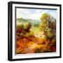 Autumn Path-Marino-Framed Art Print