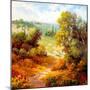 Autumn Path-Marino-Mounted Art Print