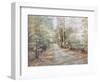 Autumn Path-Unknown Romanello-Framed Art Print