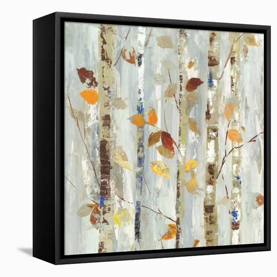 Autumn Petals-Allison Pearce-Framed Stretched Canvas
