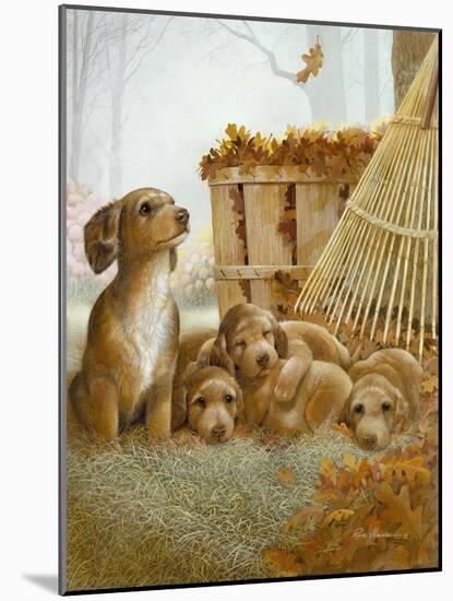 Autumn Playtime-Ruane Manning-Mounted Art Print