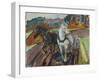 Autumn Ploughing, 1919 (Oil on Canvas)-Edvard Munch-Framed Giclee Print