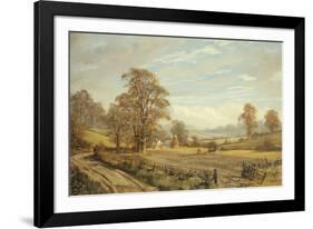 Autumn Ploughing-Don Vaughan-Framed Giclee Print