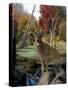 Autumn Pond-2-Gordon Semmens-Stretched Canvas