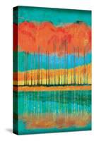 Autumn Pond-Toy Jones-Stretched Canvas