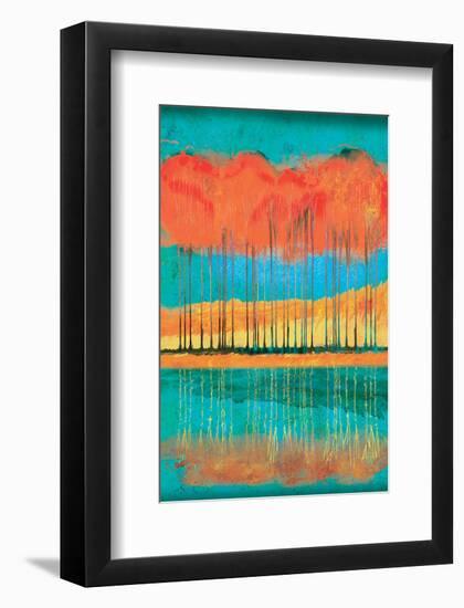 Autumn Pond-Toy Jones-Framed Art Print