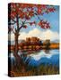 Autumn Pond-Patty Baker-Stretched Canvas